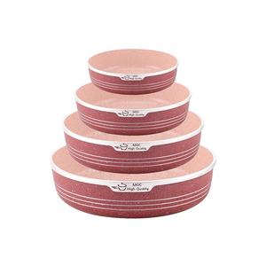 Cooklover personnalisé 4-en-1 <span class=keywords><strong>3D</strong></span> mini moule à gâteau en aluminium à revêtement en céramique rond Design moderne avec fond en métal à induction - Product Image 1