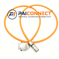 Kabel Feedback Encoder RG2-002ABB, Kabel Motor Servo Terlindung Fleksibel Tinggi, Kompatibel dengan Bosch Rexroth