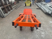 Chariot de transport professionnel pour équipements de fête foraine, pliable avec structure de verrouillage à vis complète pour structures gonflables