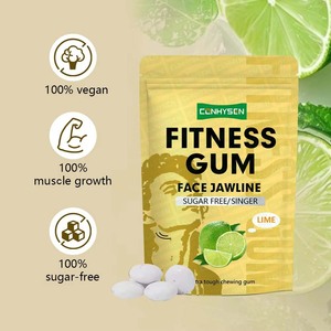 Produit phare : Gomme de fitness pour la mâchoire, végane et sans sucre, favorisant la croissance musculaire, pour un entraînement facial et une mâchoire affinée. - Product Image 3