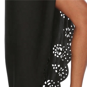 Robe longue en crochet <span class=keywords><strong>noir</strong></span> sexy pour femmes grande taille 2022, mode, <span class=keywords><strong>pareo</strong></span>, robe de plage, couvre-maillot - Product Image 4