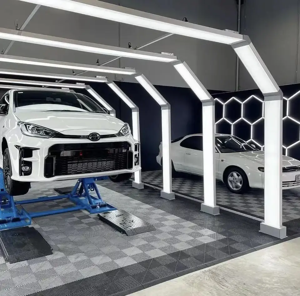 Fabrika doğrudan satış araba güzellik istasyonu araba ışık Tunnelcar detaylandırma ışık tünel