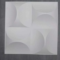 Autocollant mural décoratif en PVC 3D résistant à l'humidité pour la réception d'hôtel