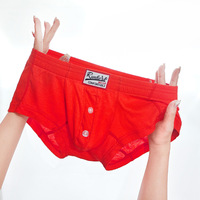 Caleçons Boxers Slim Fit en Viscose Tricotée, Conçus par des Influenceurs, Taille Basse, Coupe en U, Tendance, Sexy, Sous-vêtements Masculins Anti-humidité