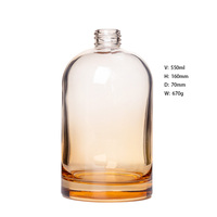 Bouteille d'aromathérapie de parfum d'arôme de parfum de maison de luxe avec logo personnalisé pour diffuseur de roseaux en verre