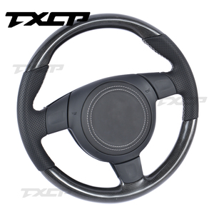 Volante de fibra de carbono apto para Porsche lenkrad <span class=keywords><strong>Cayenne</strong></span> Panamera911 997 985 981 996Mk2 Boxster Cayman 987 volante LED - Product Image 2