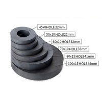Y35 anneau de barre magnétique en ferrite, bloc de disque magnétique en arc pour haut-parleur plus fort aimant en céramique c8