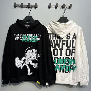 Sweat à capuche Top Quality 100% Cotton Heavyweight Streetwear Vêtements pour hommes C'EST BEAUCOUP de SIROP DE TOUX Sweat à capuche pour hommes - Product Image 2