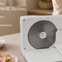 Trancheuse alimentaire pliable 100W, lame électrique en acier inoxydable pour viande, fromage, pain, cuisine domestique, usine OEM ODM