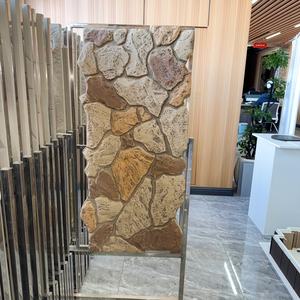 Meilleur <span class=keywords><strong>Prix</strong></span> Panneau Mural Moderne en Pierre de Carbone, Comptoirs d'Hôtel Intérieurs, Panneau de Pierre Artificielle PU, Carrelage Découpé sur Mesure - Product Image 2