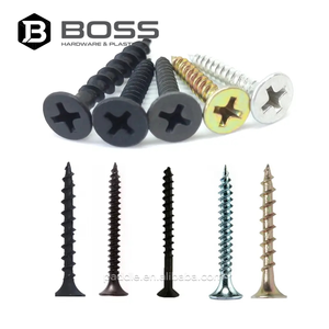 Tornillo Autorroscante M3.5 de 25mm Negro de Acero Inoxidable con Cabeza Abombada y Recubrimiento de Níquel Fosfato para Paneles de Yeso - Product Image 2