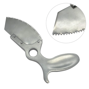 เลื่อยตัดกระดูก 210 มม. พร้อมด้ามจับ สแตนเลสสตีล อุปกรณ์ผ่าตัดกระดูกสัตว์เลี้ยง - Product Image 1