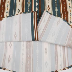 Camicie a Righe a Maniche Lunghe per Uomo in Stile Occidentale 100% Cotone con Stampa Digitale in Diversi Colori - Product Image 6