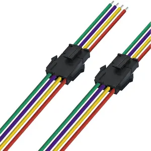 Conector Molex personalizado, montaje de cable, 3,0mm, macho, hembra, 4Pin, arnés de cable