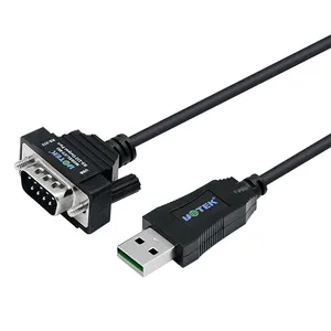 คุณภาพสูง USB to RS-232 Converter RS232 สาย USB2.0 Serial 9 พิน COM อะแดปเตอร์ DB9 Connector UT-883