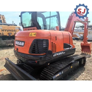 รถขุดขนาดเล็ก Doosan DX60 6 ตัน ของแท้จากเกาหลี พร้อมเครื่องยนต์ เกียร์ และปั๊ม สำหรับงานเกษตรกรรม คุณภาพสูง - Product Image 6