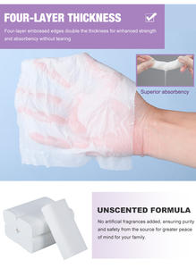 Papier toilette humide absorbant à 5 couches sans noyau, flexible, <span class=keywords><strong>pour</strong></span> bébé et maman, en gros - Product Image 3