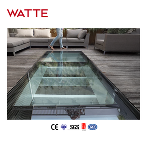 Tragaluz de Techo con Marco de Aluminio y Cristal Laminado Templado, Ventana de Techo Transitable para Iluminación de Patios y Sótanos de Villas - Product Image 4