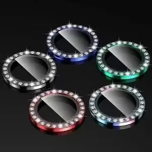 Brilliant diamond Web celebrity diamond-encrusted gem lens film for iPhone 12 pro max