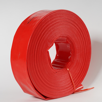 Tuyau plat en PVC personnalisable de 1 à 8 pouces, 100 mètres, traité anti-UV, flexible, durable, économiseur d'eau, pour l'irrigation agricole