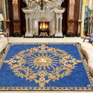 Sang trọng vàng-mạ sư tử đầu sàn sàn gỗ gạch màu xanh Thảm gạch cho biệt thự nền tường hiên tùy biến firebrick - Product Image 2