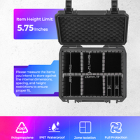 Boîte de rangement pour cartes de sport en plastique rigide imperméable, personnalisée, pour cartes de collection classées PSA, boîte de protection pour le transport