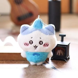 Mignon porte-clés en métal avec pendentif en peluche Chiikawa, ours auto-mockant, fée des fleurs, Usaki, petit Hachi, Ikawa - Product Image 4