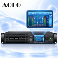 Amplificateur DSP haute puissance 2CH AOFO DSP20000, amplificateur audio numérique 4000W XLR 90-265V pour enceintes Line Array de concert