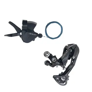 Pour <span class=keywords><strong>Shimano</strong></span> <span class=keywords><strong>Alivio</strong></span> M3100 9s Levier de changement de vitesse droit Dérailleur arrière SGS <span class=keywords><strong>9</strong></span> <span class=keywords><strong>vitesses</strong></span> Mini groupe pour VTT Vélo de montagne - Product Image 1