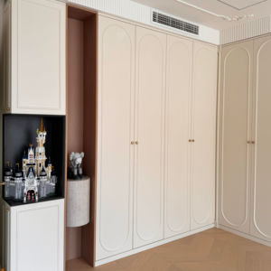 Armoire de luxe en verre moderne italienne conception personnalisée armoire placard meubles Walk in Robe - Product Image 1