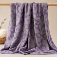 Tissu en satin de soie imprimé numérique motif papillon violet vague dorée, élégant motif chinois, textile de luxe pour la confection de vêtements
