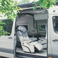 Kit de conversion de camping-car Mercedes Sprinter, siège VIP, évier de cuisine, table pliante, auvent, camping en plein air, ensemble complet d'ameublement intérieur, fabrication en usine