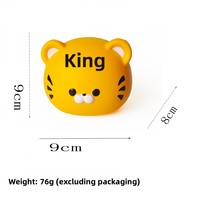 Paigo Paigo0371 2026 Nouveau jouet anti-stress transfrontalier en mousse PU à rebond lent, tête de tigre de dessin animé, pour enfants de 7 à 14 ans