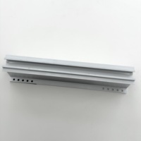 Support de panneau solaire en alliage d'aluminium, mini rail pour toit en tôle, systèmes de montage sur rail PV
