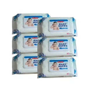 Toallitas Húmedas para Bebé Premium Personalizadas OEM al por Mayor, Toallitas Húmedas de Agua Pura sin Perfume, 80 Piezas, Toallitas Desechables para Bebé sin Alcohol - Product Image 1