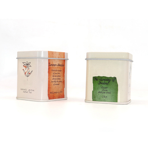 Caja <span class=keywords><strong>de</strong></span> Metal Personalizada para Té, Envase <span class=keywords><strong>de</strong></span> Grado Alimenticio para Almacenamiento <span class=keywords><strong>de</strong></span> Té a Granel - Product Image 1