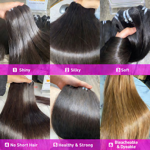 <span class=keywords><strong>Capelli</strong></span> Umani Vergini Grezzi Non Trattati Birmani, Ciocche Naturali da Singolo Donatore. <span class=keywords><strong>Capelli</strong></span> Vergini Grezzi Non Trattati Cambogiani 100% con Cuticole Allineate - Product Image 6