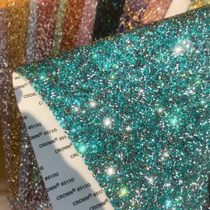 Amazon vendita calda colorato 24*40Cm resina Strass foglio di ferro su Strass maglia rifinitura decorazione per mobili vestiti