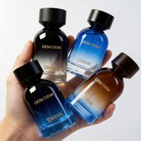 Flacon de parfum universel multi-appareils 30ml 50ml 100ml noir mat avec boîte, flacon pulvérisateur en verre vide pour couvercle personnalisé et livraison rapide
