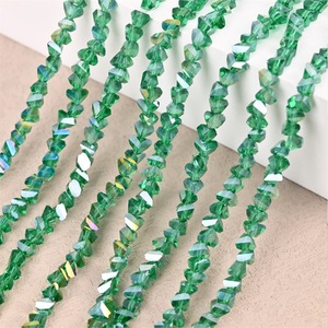 1500 peças/saco Atacado Contas de Vidro Cristalino Brilhante Cor AB, Contas de Vidro Lapidadas Rondel Espaçadoras para Fabricação de Joias e Componentes DIY - Product Image 2