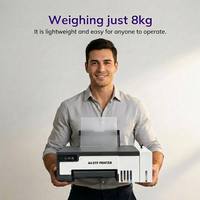 Machine d'impression par transfert thermique à bas prix, imprimante DTF A4 EcoTank L8050 modifiée pour l'impression DIY sur t-shirts, textiles et tissus