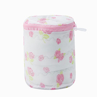 Sac à linge de rangement pour soutien-gorge pliable imprimé de logo personnalisé en gros panier pliant domestique en nylon