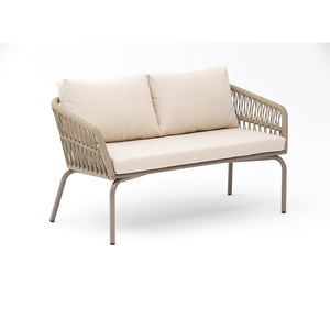 حديقة في الهواء الطلق اليد المنسوجة الروطان حبل طقم أريكة - Product Image 4