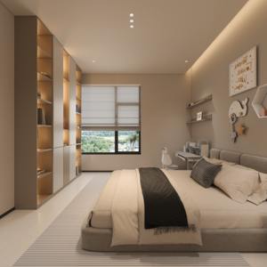 تصميم وتوريد متكامل لأطقم غرف نوم فاخرة للشقق السكنية، على الطراز الأوروبي، متعددة الوظائف وموفرة للمساحة - Product Image 3