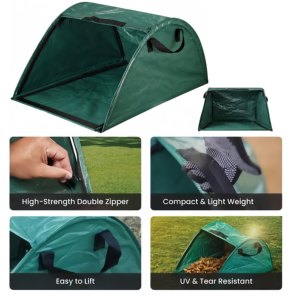 Bolsas de Basura para Jardín Reutilizables, Resistentes y Duraderas, de Media Luna, con Asas Resistentes - Product Image 5