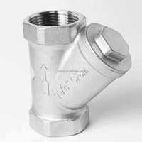 Vanne de filtre à eau et à huile en acier inoxydable SS 304 de type Y, 3/4 1/2 1 pouce