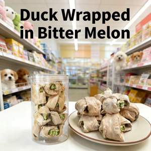 Snacks Liofilizados de Pato y Pera Balsámica para Gatos y Perros - Hecho en China - Masticables para Entrenamiento y Apoyo a la Salud <span class=keywords><strong>Gastrointestinal</strong></span> 70g - Product Image 1