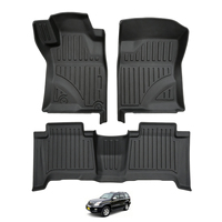 Tapis de sol de voiture 3D en TPE faciles à nettoyer et à installer pour Toyota Prado 2006+