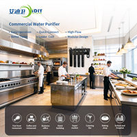 Système de filtration d'eau commercial IDIY avec fonction d'auto-nettoyage pour usage domestique et extérieur, pour la préparation du café et du thé