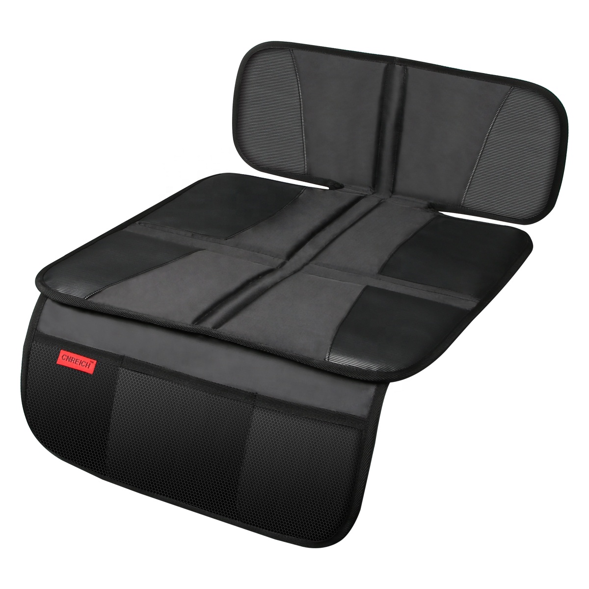 Free Shipping to US! Car Seat Protector - Thick Padding - Durable, Waterproof Fabric, Leather Reinforced Corners Black